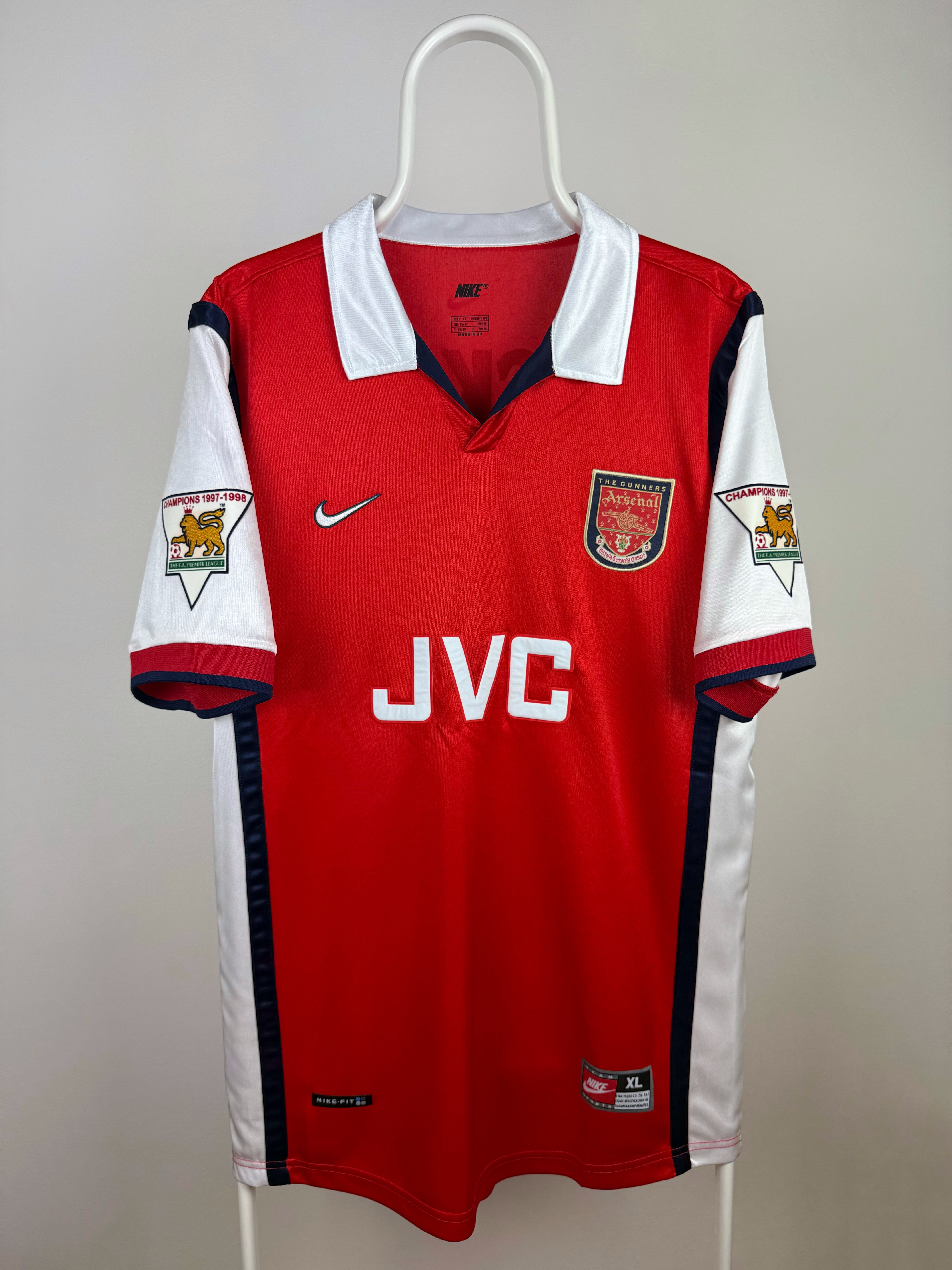 Dennis Bergkamp - Arsenal 1998/99 hjemmebane trøje XL 🇳🇱