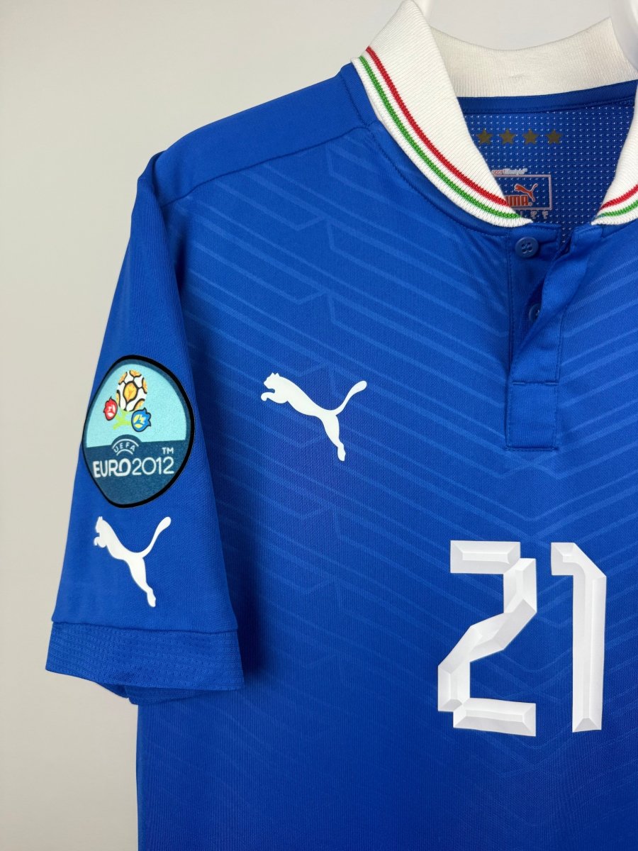 Andrea Pirlo - Italien 2012 hjemmebane trøje L 🇮🇹 Fodboldshoppen_dk 3