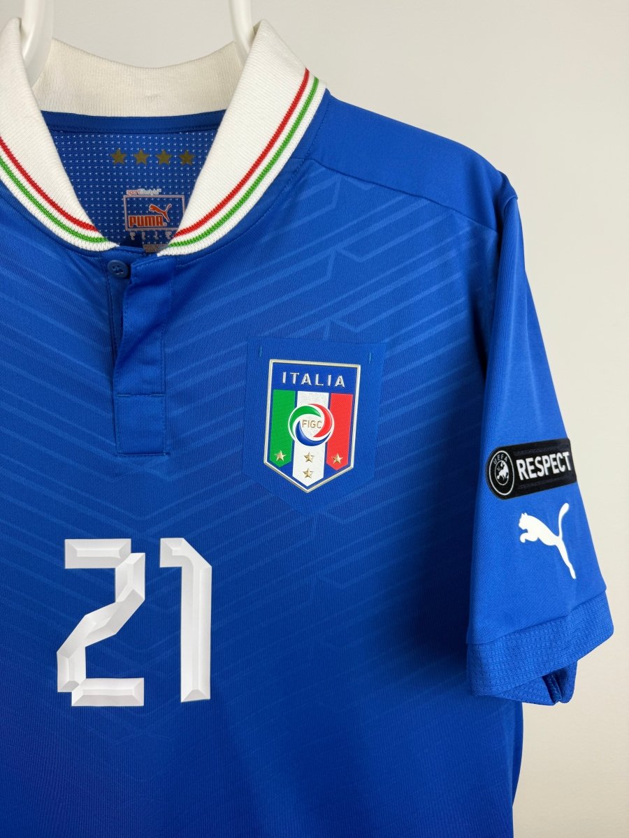 Andrea Pirlo - Italien 2012 hjemmebane trøje L 🇮🇹 Fodboldshoppen_dk 4