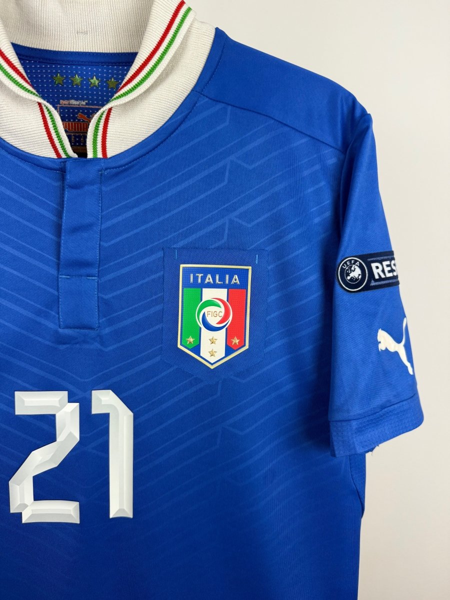 Andrea Pirlo - Italien 2012 hjemmebane trøje M 🇮🇹 Fodboldshoppen_dk 4