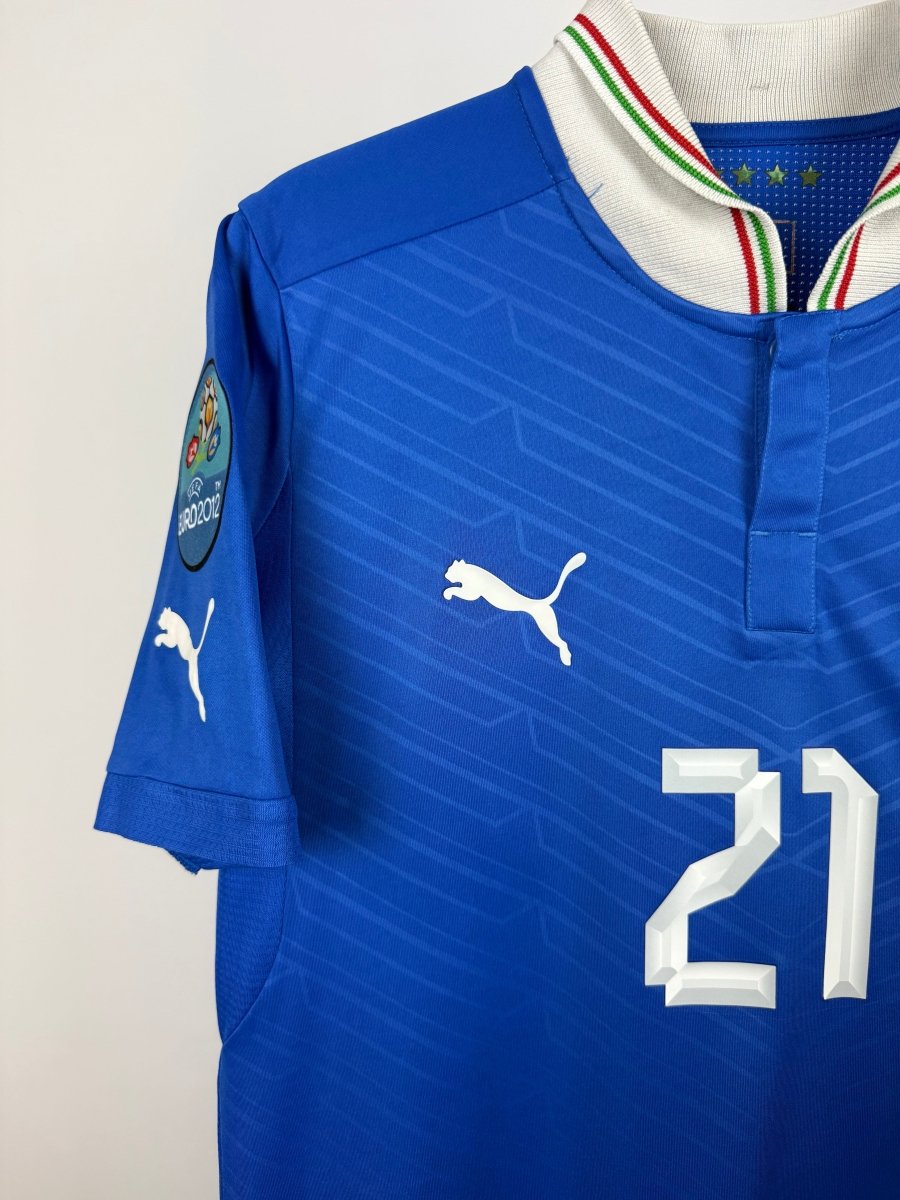 Andrea Pirlo - Italien 2012 hjemmebane trøje M 🇮🇹 Fodboldshoppen_dk 3