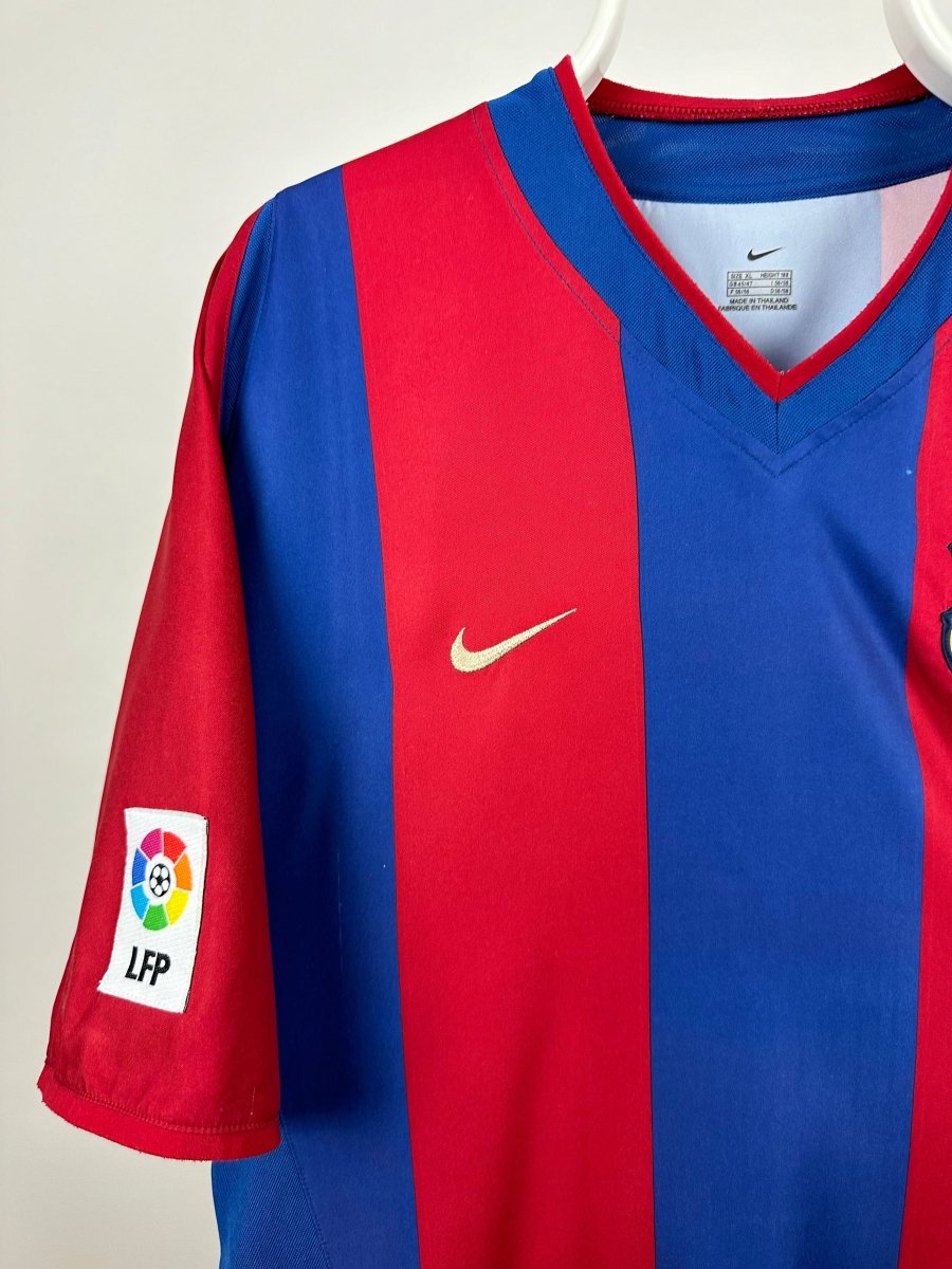 Andres Iniesta - FC Barcelona 2002/03 hjemmebane trøje XL 🇪🇸 Fodboldshoppen_dk 3