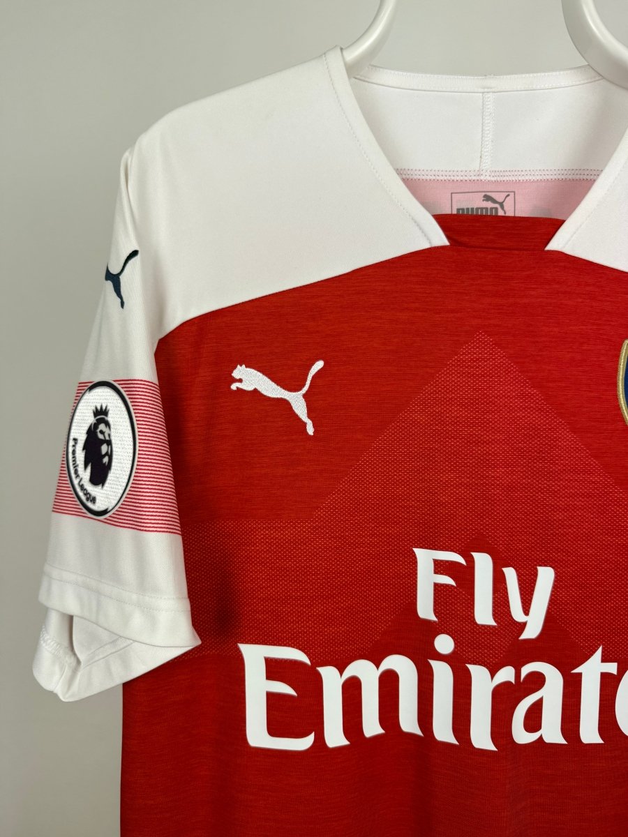 Bukayo Saka - Arsenal 2018/19 hjemmebane trøje XL 🏴 Fodboldshoppen_dk 3