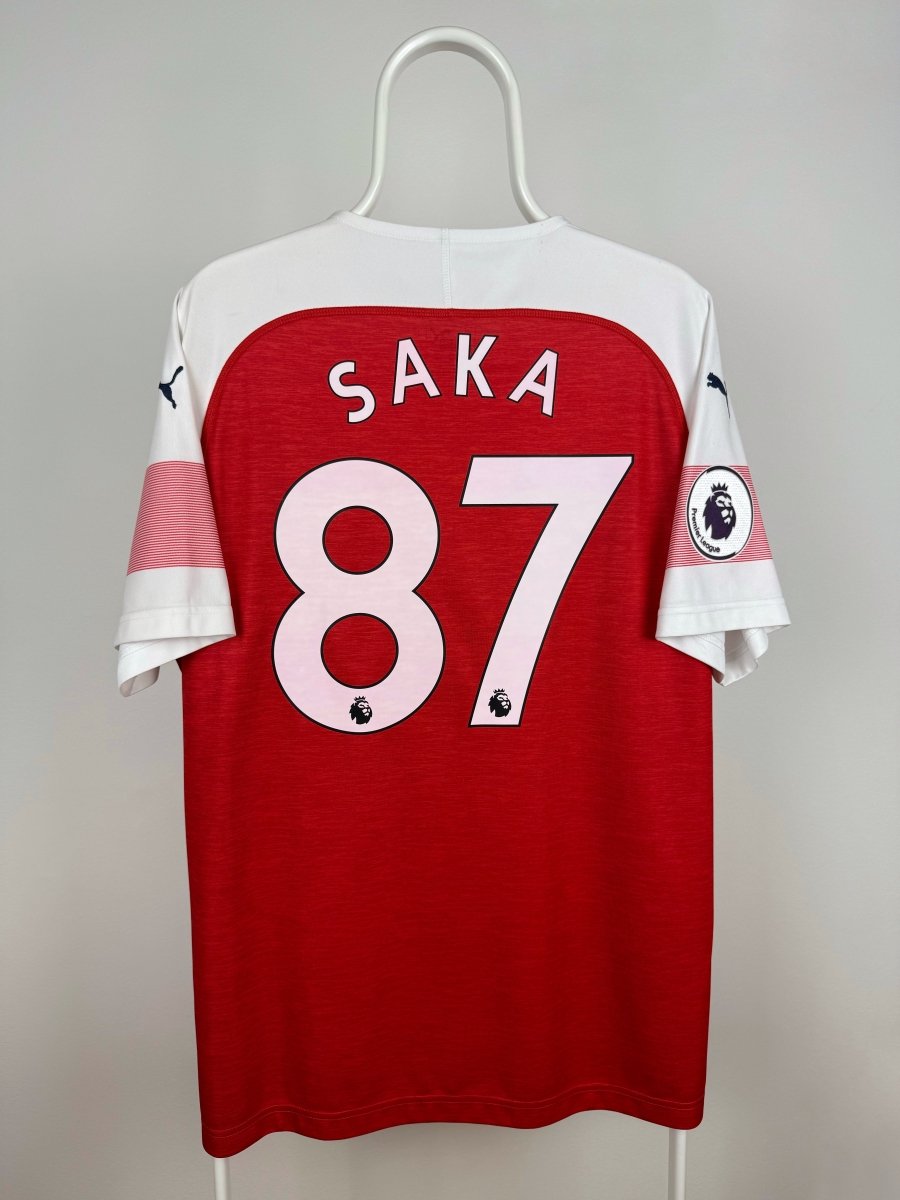 Bukayo Saka - Arsenal 2018/19 hjemmebane trøje XL 🏴 Fodboldshoppen_dk 1