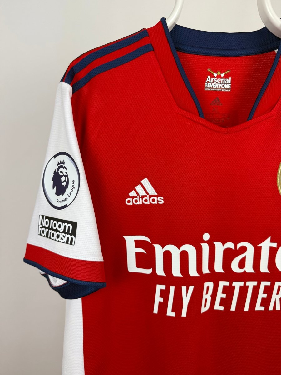 Bukayo Saka - Arsenal 2021/22 hjemmebane trøje XL 🏴 Fodboldshoppen_dk 3