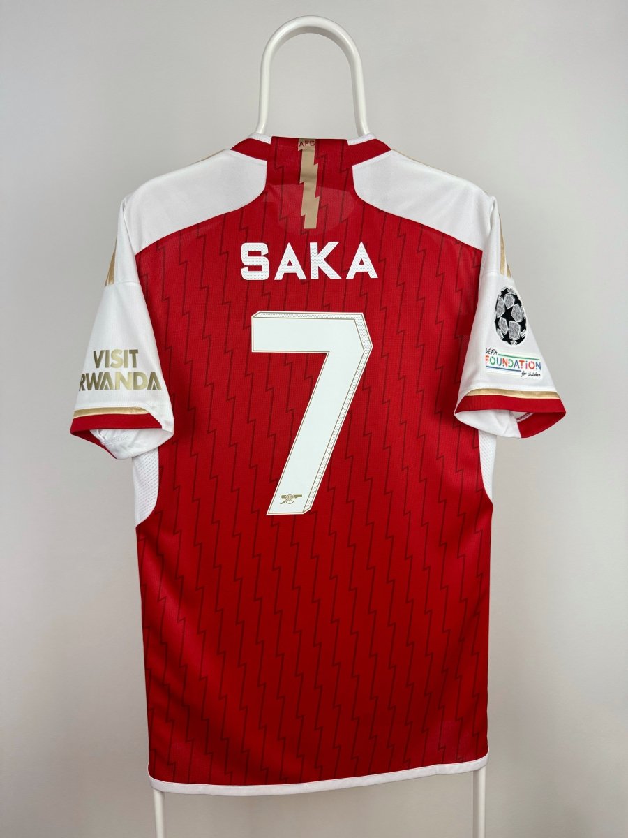 Bukayo Saka - Arsenal 2023/24 hjemmebane trøje M 🏴 Fodboldshoppen_dk 1