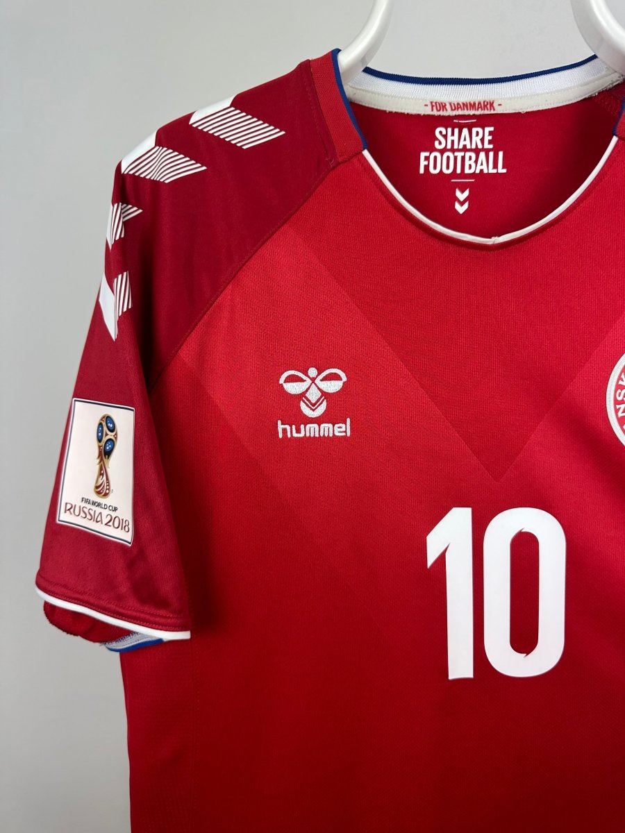 Christian Eriksen - Danmark 2018 hjemmebane trøje L 🇩🇰 Fodboldshoppen_dk 3