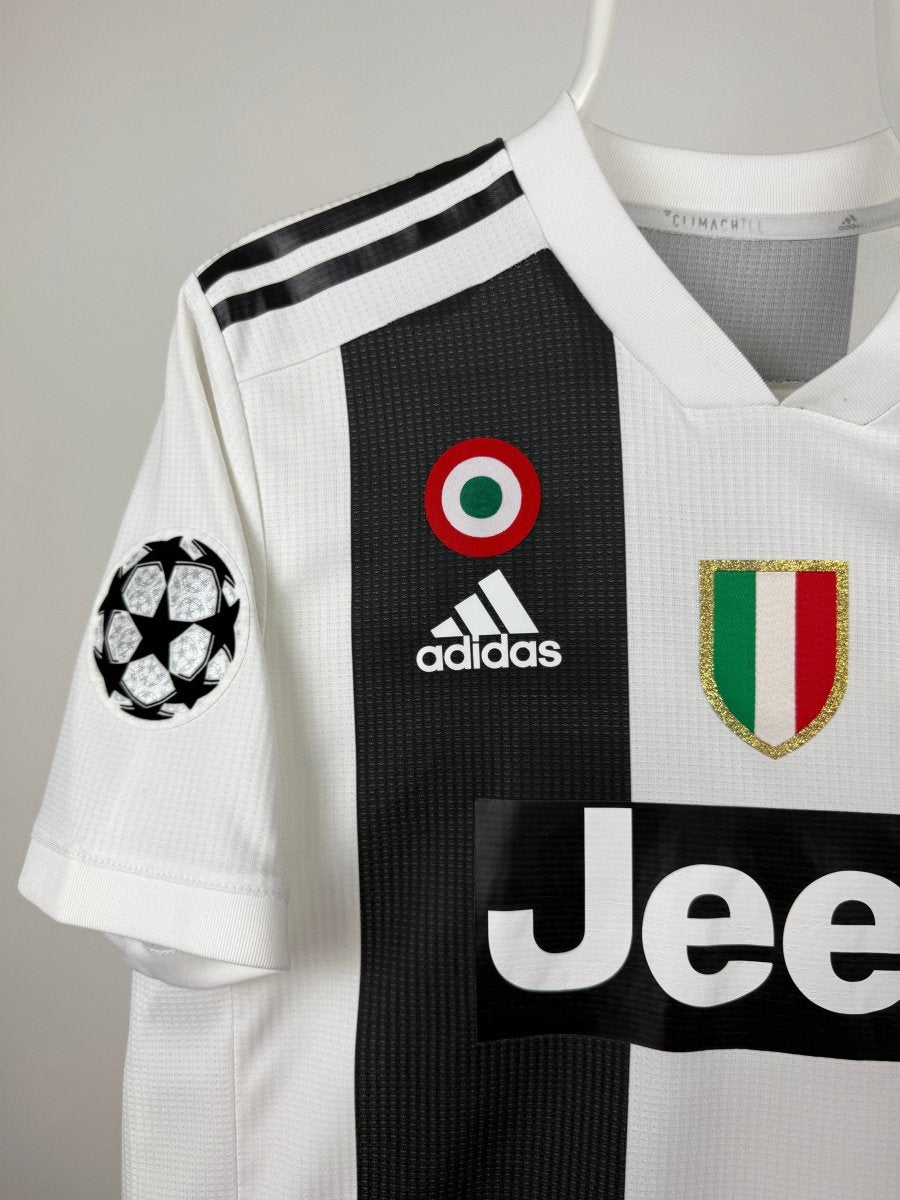 Cristiano Ronaldo - Juventus 2018/19 hjemmebane trøje M AUTHENTIC 🇵🇹 Fodboldshoppen_dk 3
