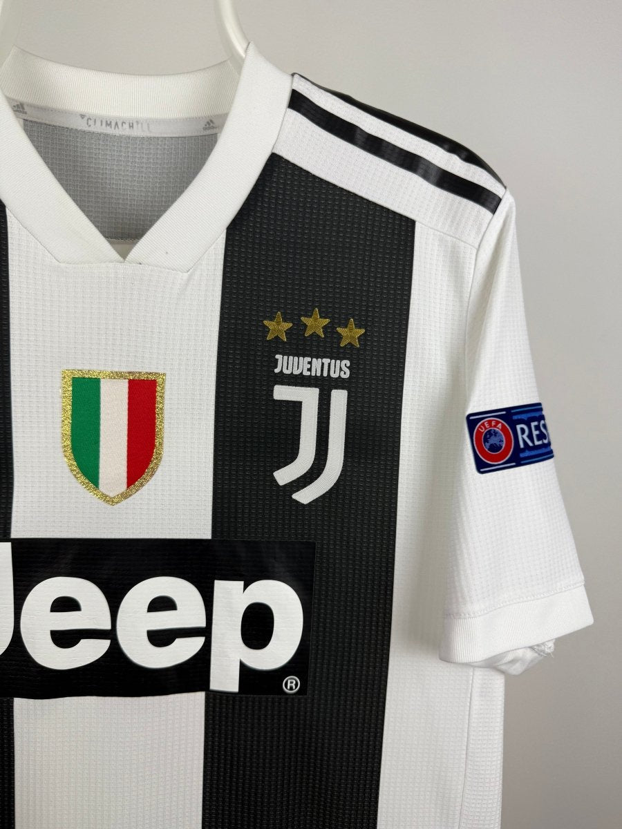Cristiano Ronaldo - Juventus 2018/19 hjemmebane trøje M AUTHENTIC 🇵🇹 Fodboldshoppen_dk 4