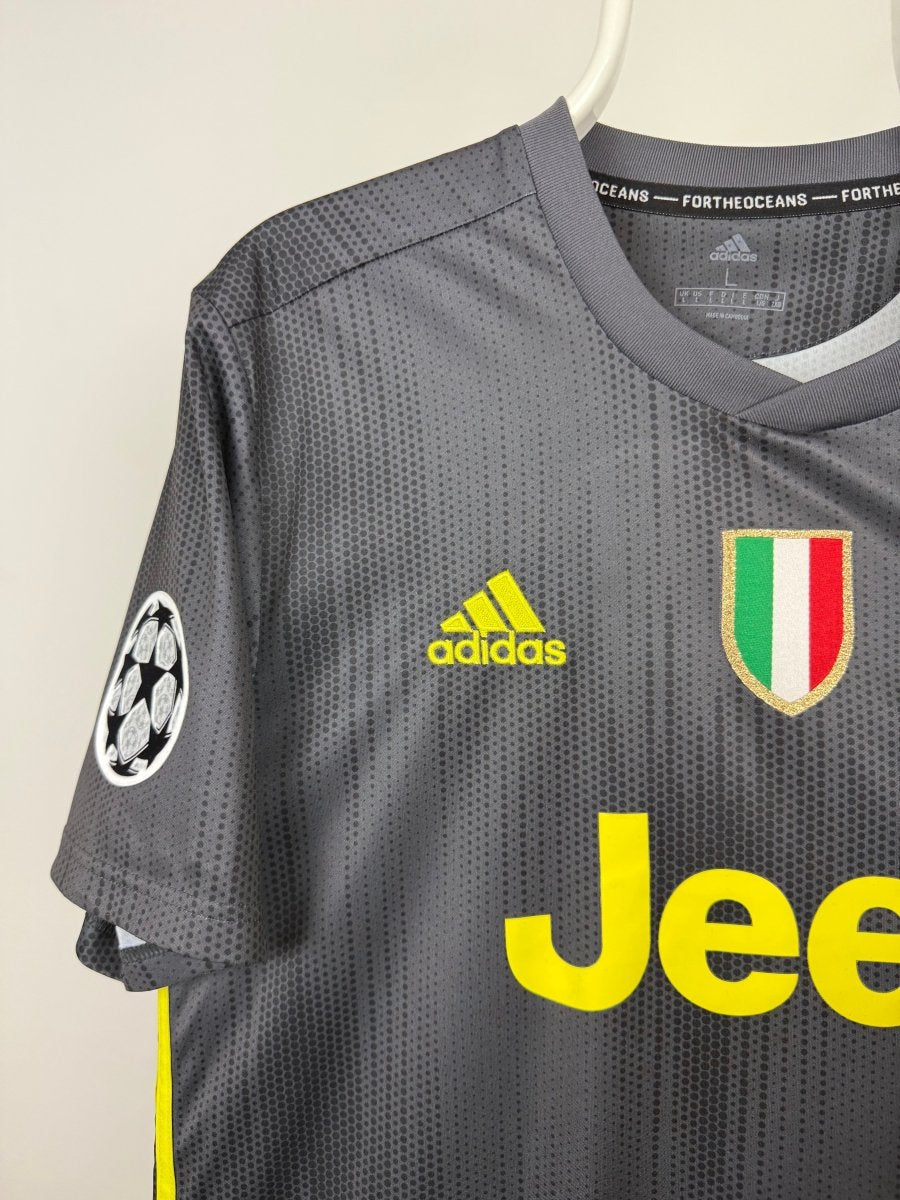 Cristiano Ronaldo - Juventus 2018/19 udebane trøje L 🇵🇹 Fodboldshoppen_dk 3