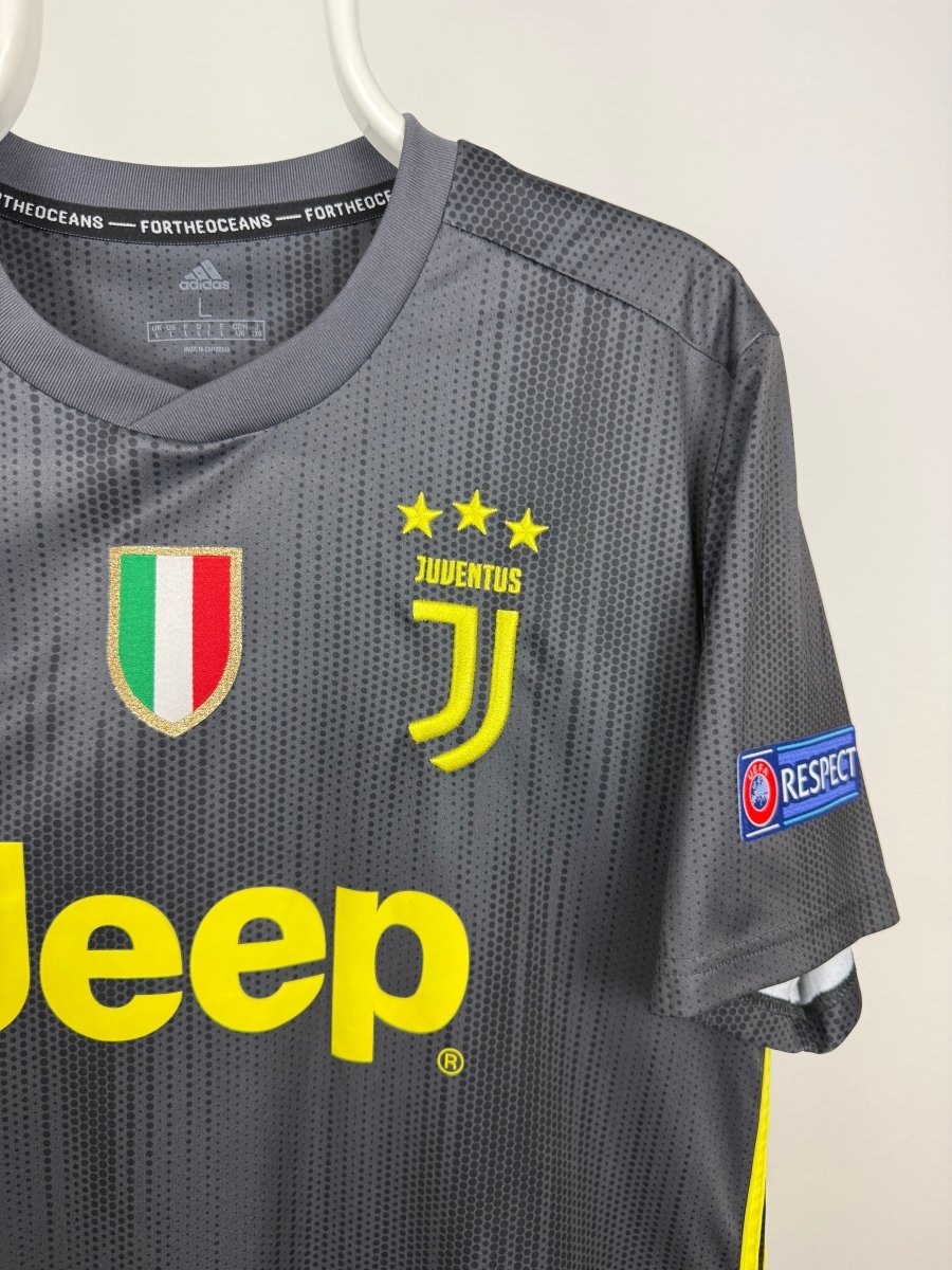 Cristiano Ronaldo - Juventus 2018/19 udebane trøje L 🇵🇹 Fodboldshoppen_dk 4