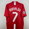 Cristiano Ronaldo - Manchester United 2007/08 hjemmebane trøje L 🇵🇹 Fodboldshoppen_dk 1