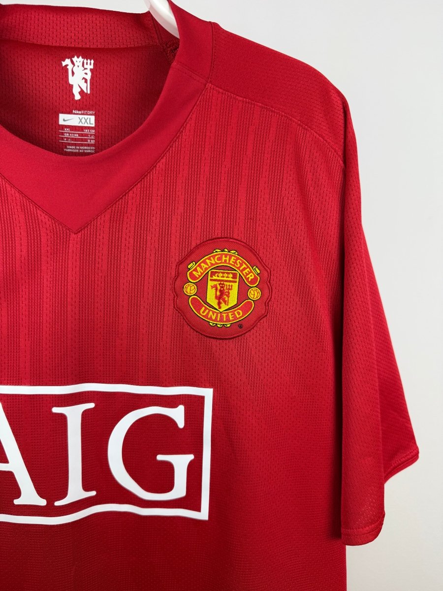 Cristiano Ronaldo - Manchester United 2007/08 hjemmebane trøje XXL 🇵🇹 Fodboldshoppen_dk 4