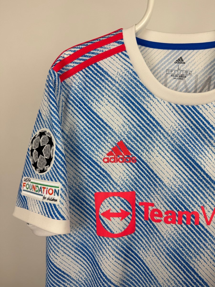 Cristiano Ronaldo - Manchester United 2021/22 udebane trøje L 🇵🇹 Fodboldshoppen_dk 3