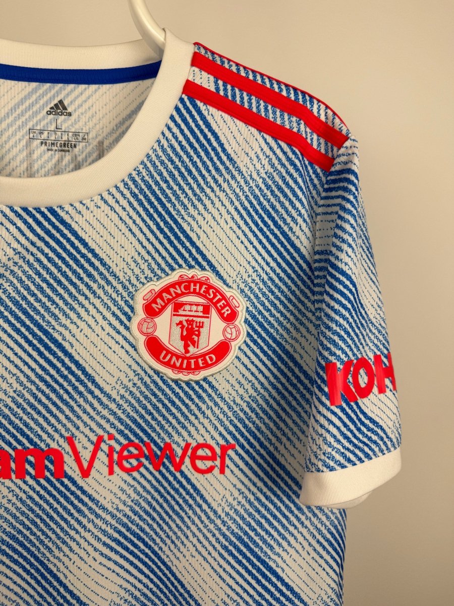 Cristiano Ronaldo - Manchester United 2021/22 udebane trøje L 🇵🇹 Fodboldshoppen_dk 4