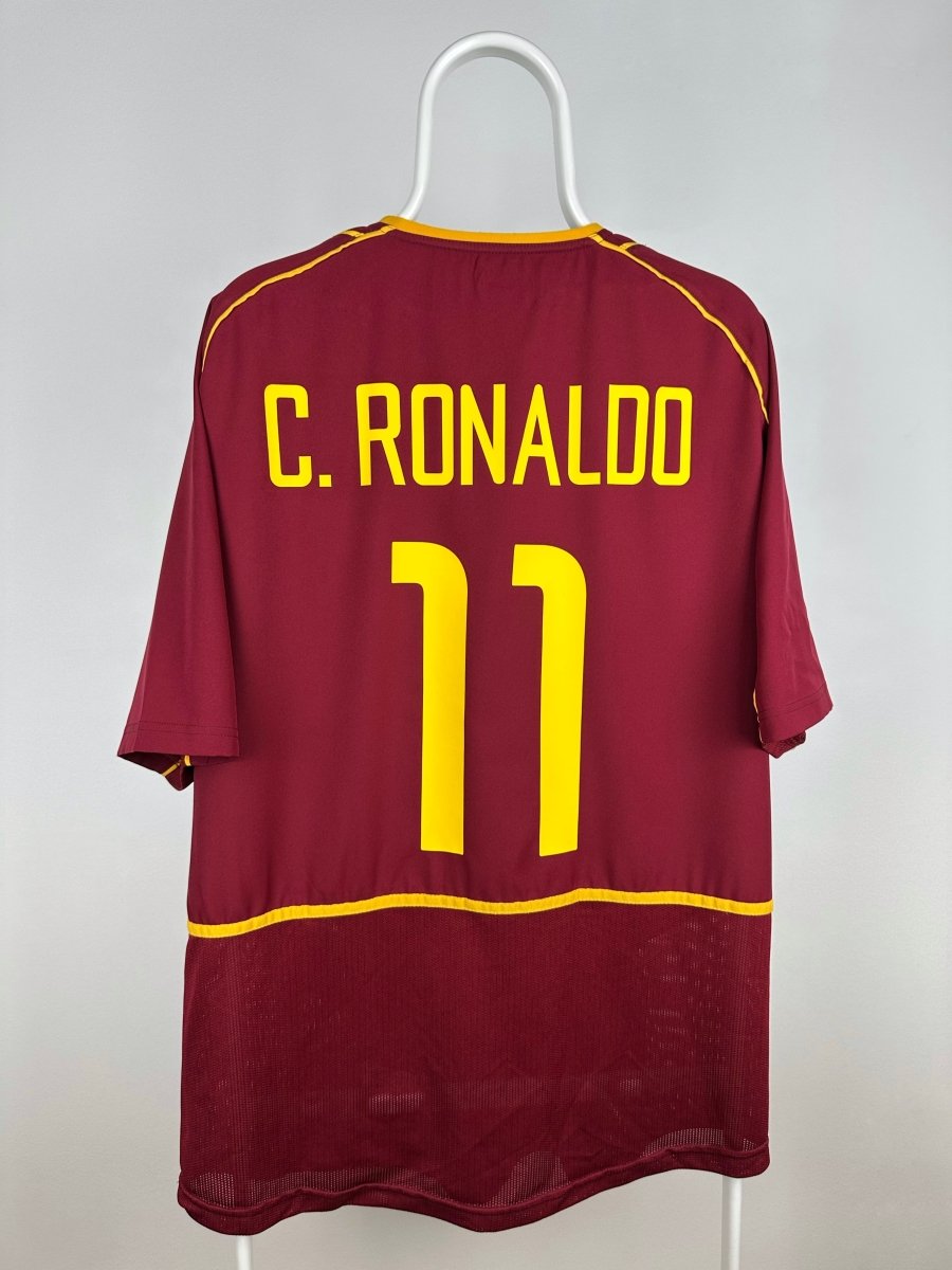 Cristiano Ronaldo - Portugal 2003 hjemmebane trøje XL 🇵🇹 Fodboldshoppen_dk 1