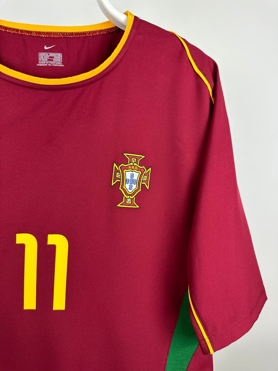 Cristiano Ronaldo - Portugal 2003 hjemmebane trøje XL 🇵🇹 Fodboldshoppen_dk 4