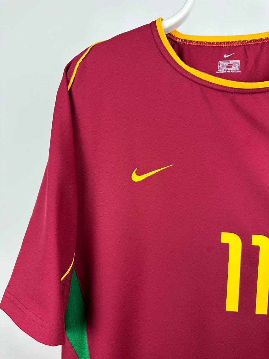 Cristiano Ronaldo - Portugal 2003 hjemmebane trøje XL 🇵🇹 Fodboldshoppen_dk 3