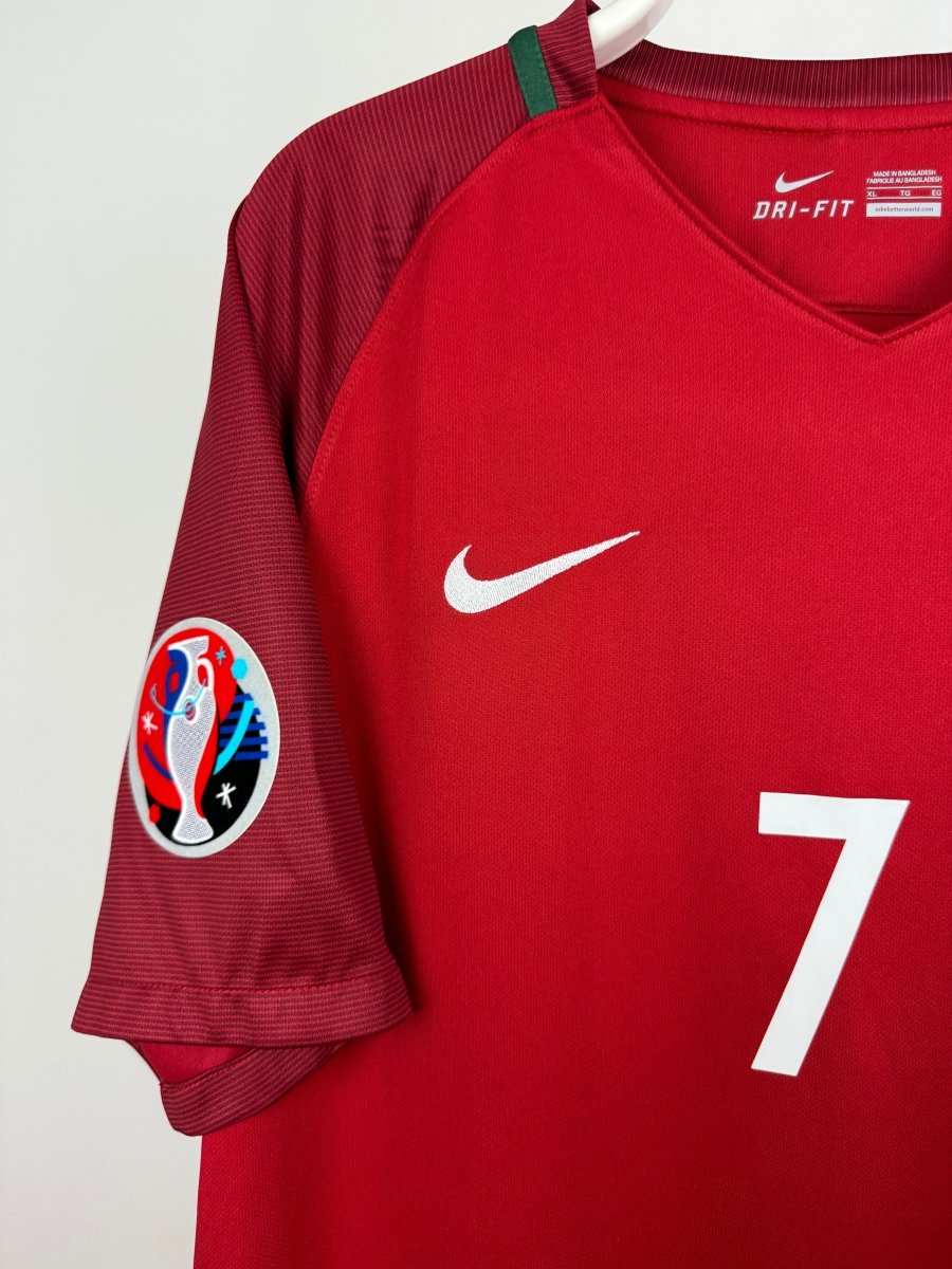 Cristiano Ronaldo - Portugal 2016 hjemmebane trøje XL 🇵🇹 Fodboldshoppen_dk 3