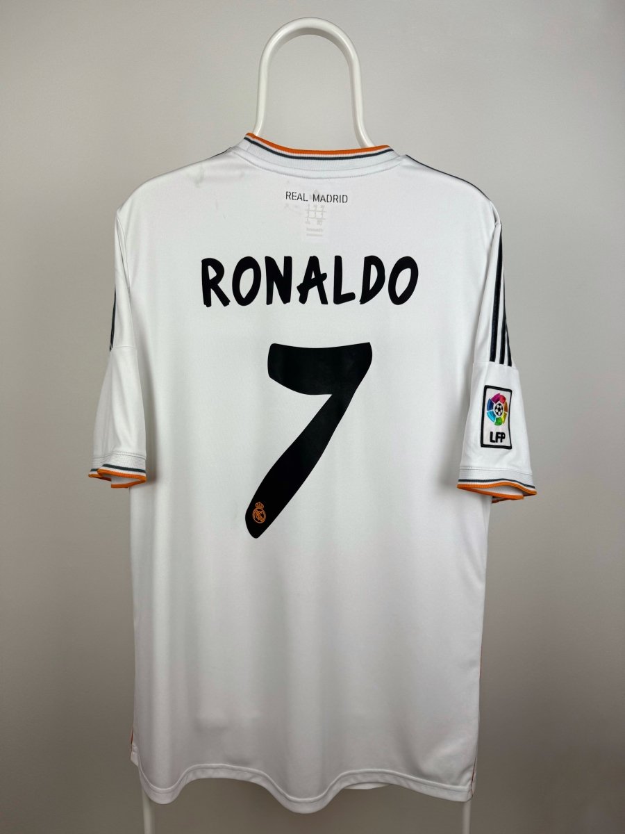 Cristiano Ronaldo - Real Madrid 2013/14 hjemmebane trøje L 🇵🇹 Fodboldshoppen_dk 1