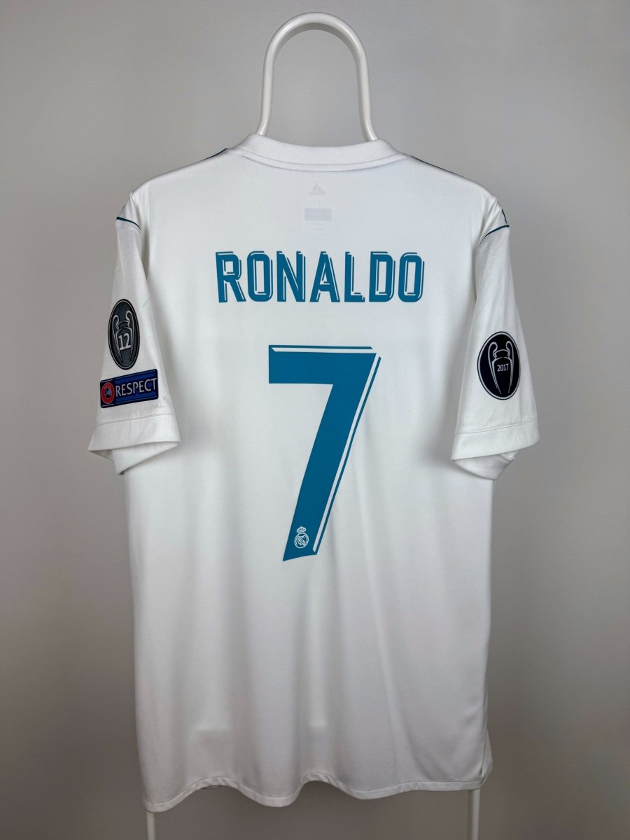Cristiano Ronaldo - Real Madrid 2017/18 hjemmebane trøje L 🇵🇹 Fodboldshoppen_dk 1