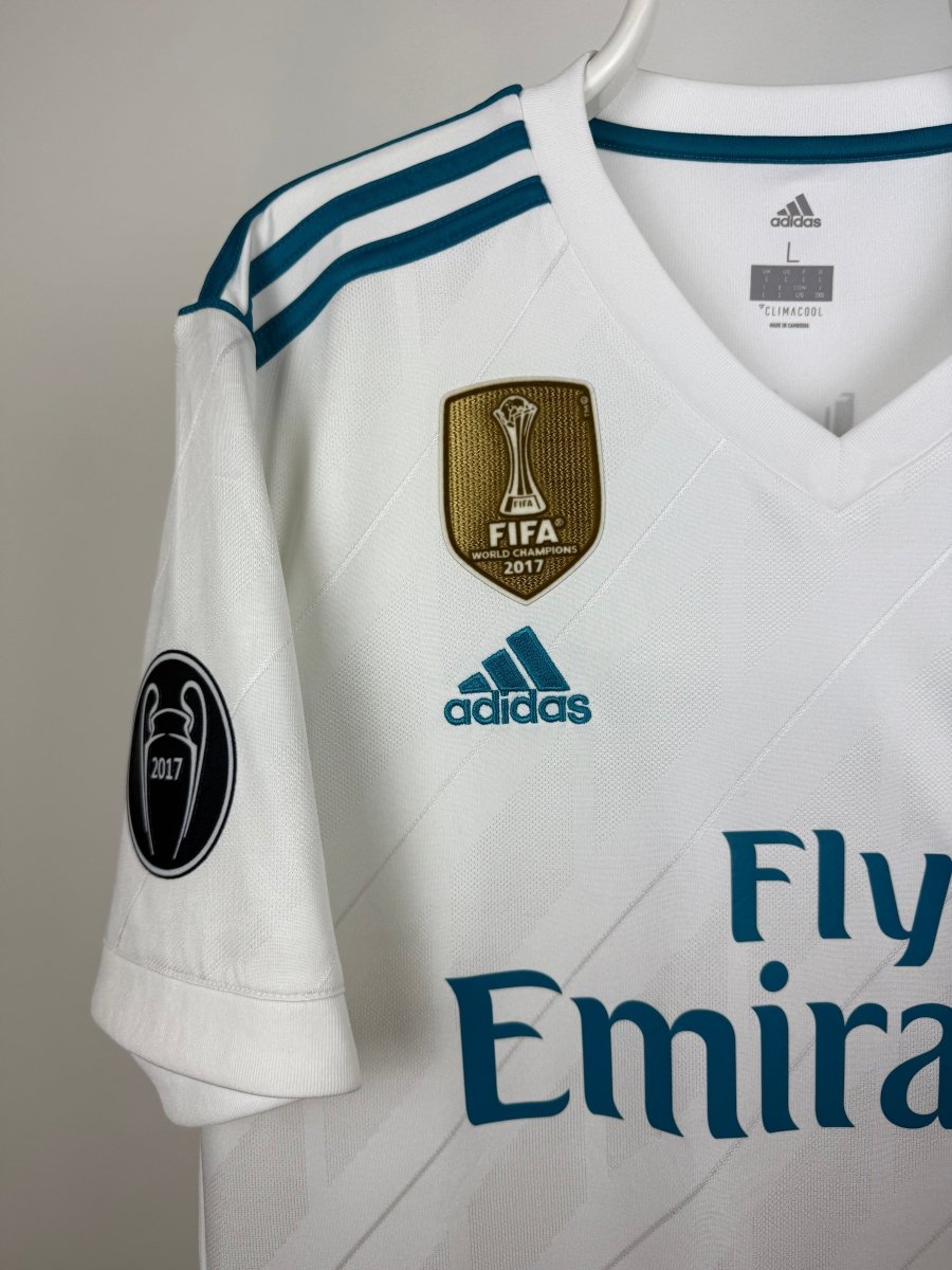 Cristiano Ronaldo - Real Madrid 2017/18 hjemmebane trøje L 🇵🇹 Fodboldshoppen_dk 3