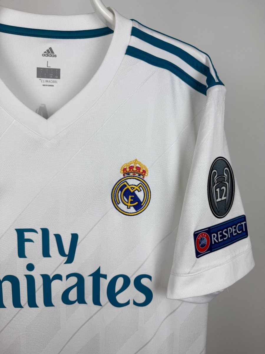 Cristiano Ronaldo - Real Madrid 2017/18 hjemmebane trøje L 🇵🇹 Fodboldshoppen_dk 4