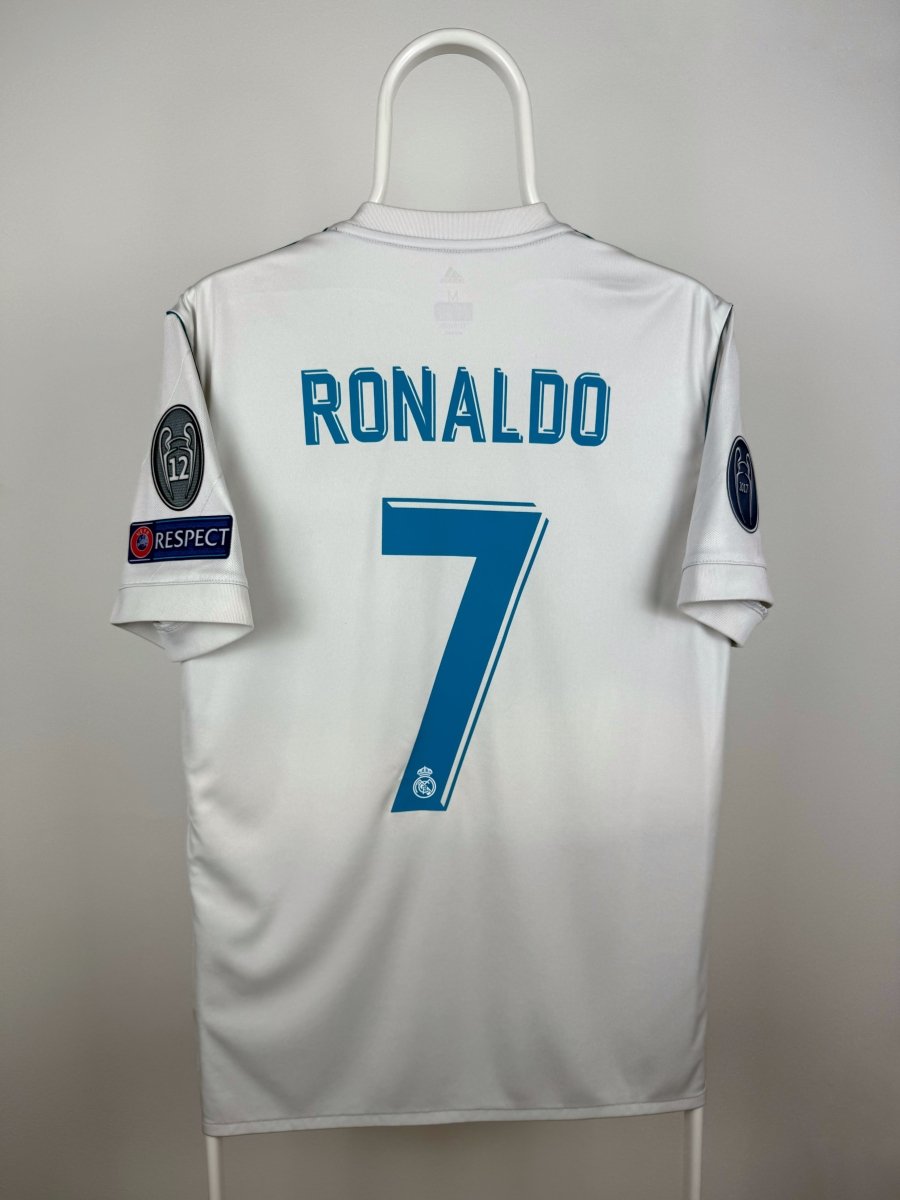 Cristiano Ronaldo - Real Madrid 2017/18 hjemmebane trøje M 🇵🇹 Fodboldshoppen_dk 1