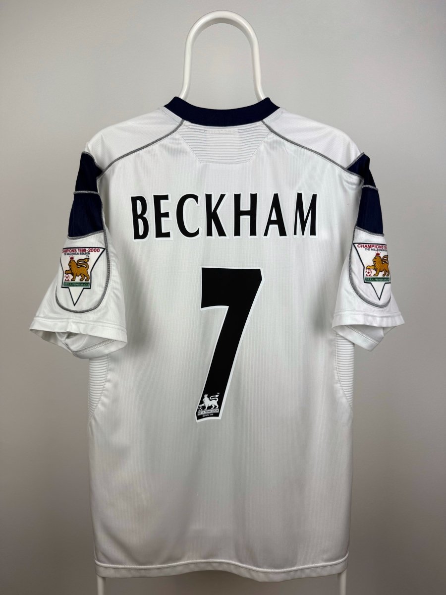 David Beckham - Manchester United 2000/01 udebane trøje L 🏴 Fodboldshoppen_dk 1