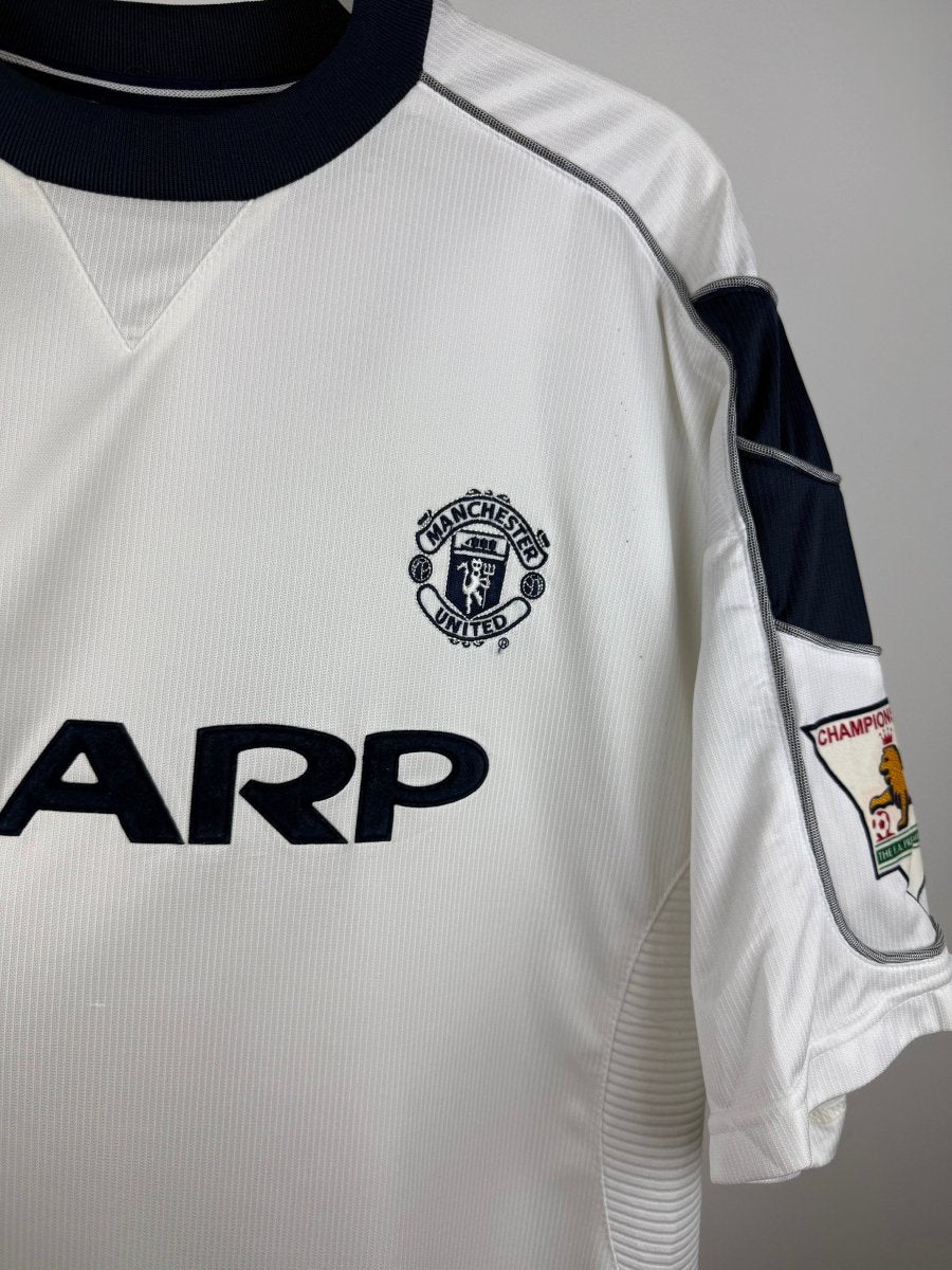 David Beckham - Manchester United 2000/01 udebane trøje XL 🏴 Fodboldshoppen_dk 4