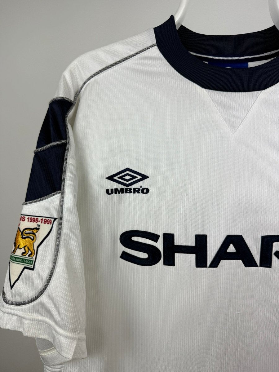 David Beckham - Manchester United 2000/01 udebane trøje XL 🏴 Fodboldshoppen_dk 3