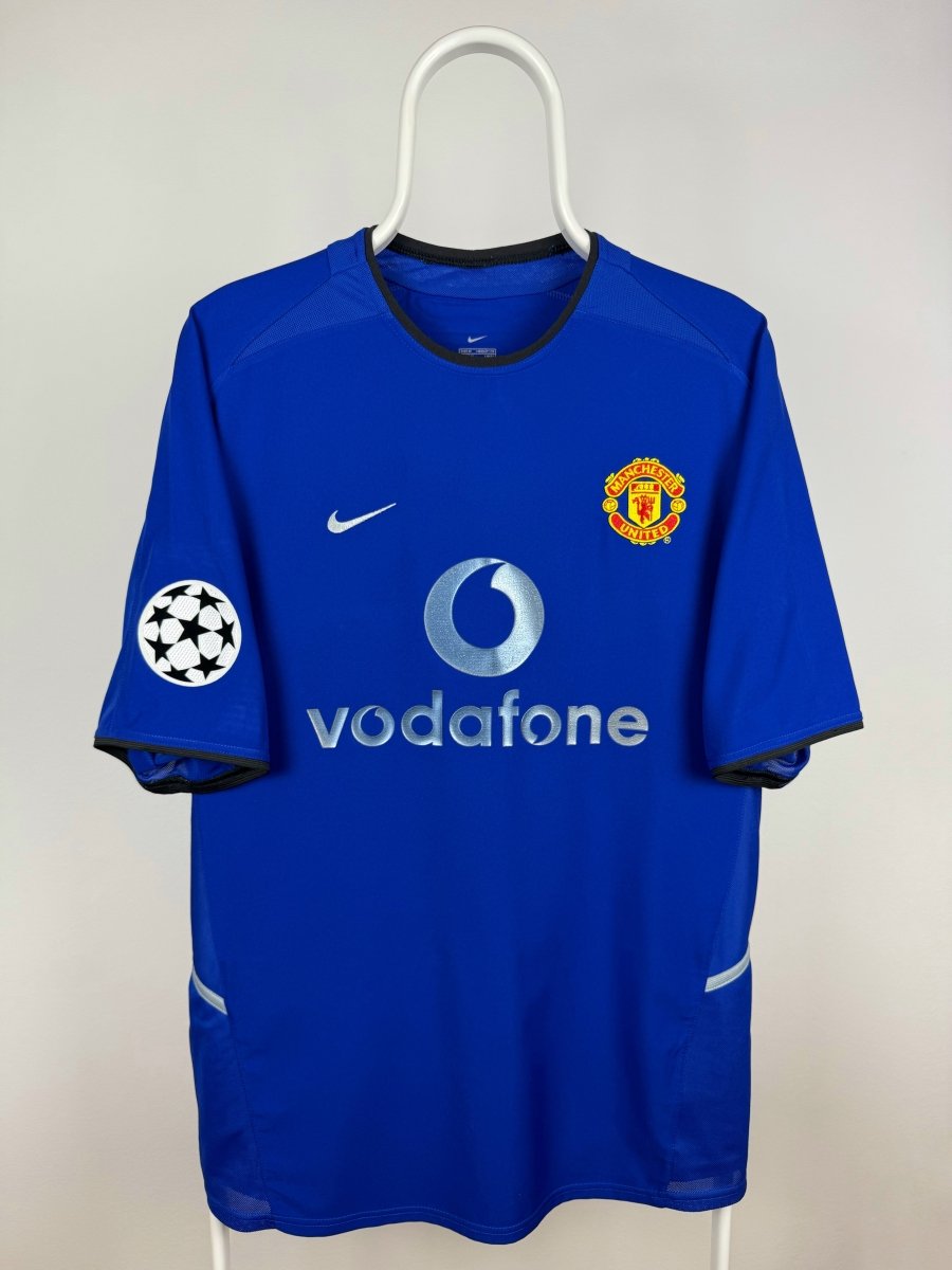 David Beckham - Manchester United 2002/03 udebane trøje M 🏴 Fodboldshoppen_dk 2
