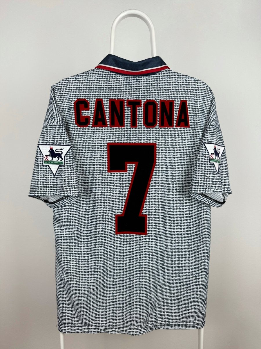Eric Cantona - Manchester United 1995/96 udebane trøje M 🇫🇷 Fodboldshoppen_dk 1