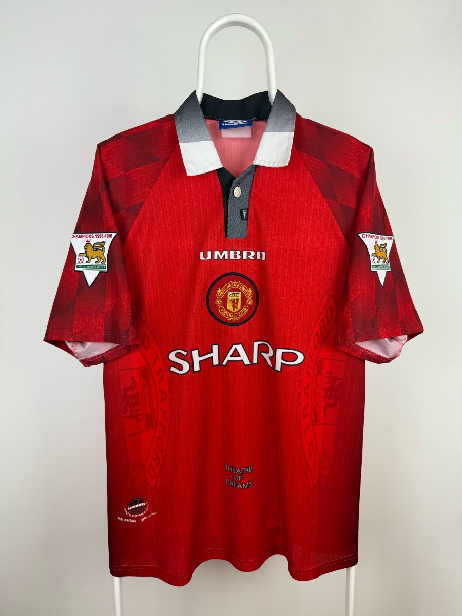 Eric Cantona - Manchester United 1997/98 hjemmebane trøje L 🇫🇷 Fodboldshoppen_dk 2