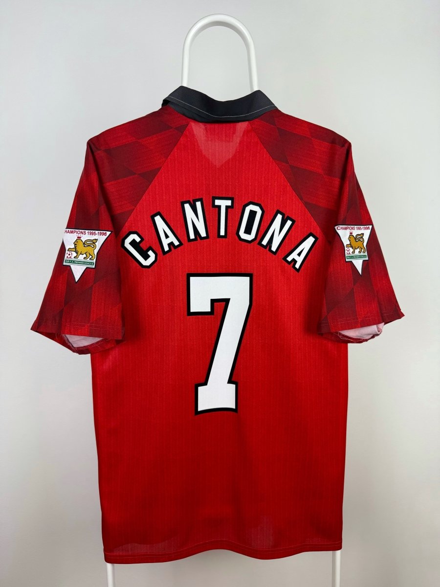 Eric Cantona - Manchester United 1997/98 hjemmebane trøje L 🇫🇷 Fodboldshoppen_dk 1