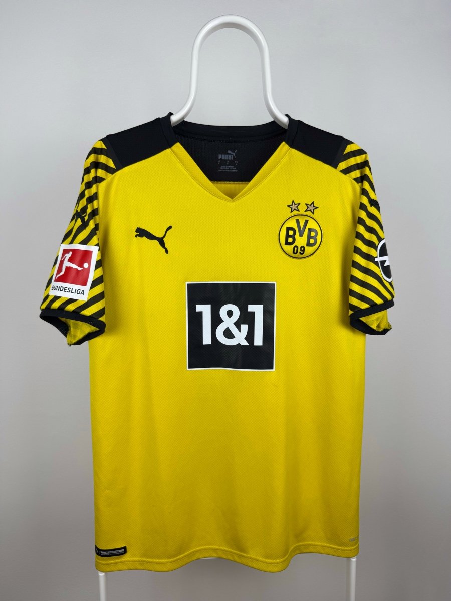 Erling Haaland - Dortmund 2021/22 hjemmebane trøje L 🇳🇴 Fodboldshoppen_dk 2