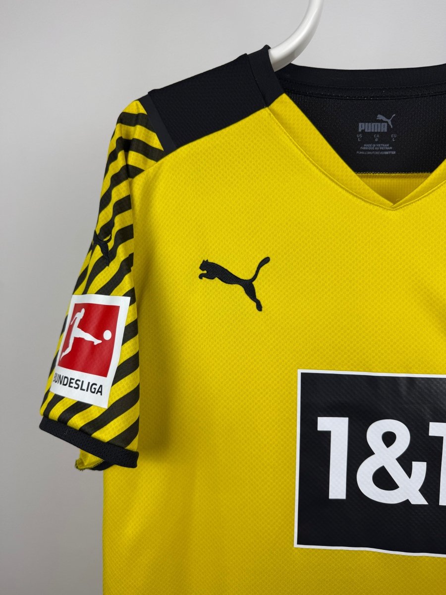 Erling Haaland - Dortmund 2021/22 hjemmebane trøje L 🇳🇴 Fodboldshoppen_dk 3