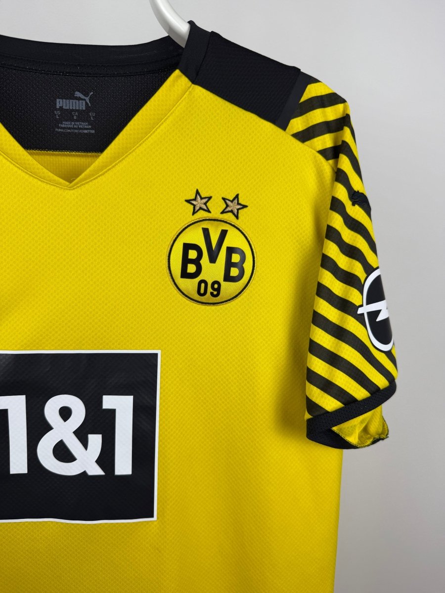 Erling Haaland - Dortmund 2021/22 hjemmebane trøje L 🇳🇴 Fodboldshoppen_dk 4