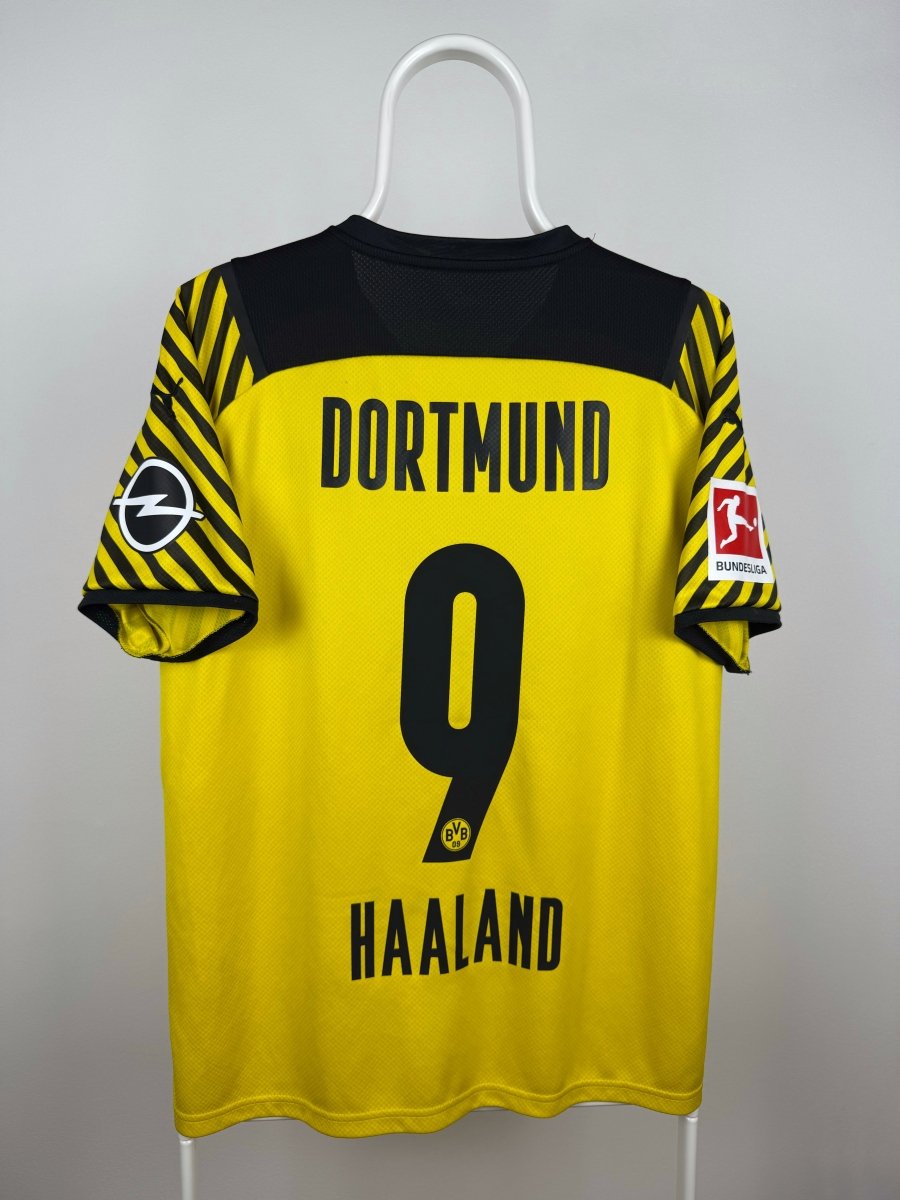 Erling Haaland - Dortmund 2021/22 hjemmebane trøje L 🇳🇴 Fodboldshoppen_dk 1