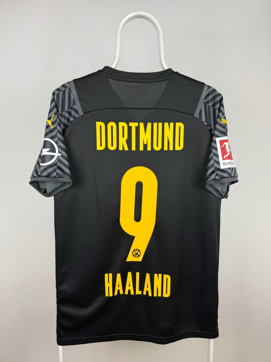 Erling Haaland - Dortmund 2021/22 udebane trøje M 🇳🇴 Fodboldshoppen_dk 1