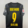Erling Haaland - Dortmund 2021/22 udebane trøje M 🇳🇴 Fodboldshoppen_dk 1