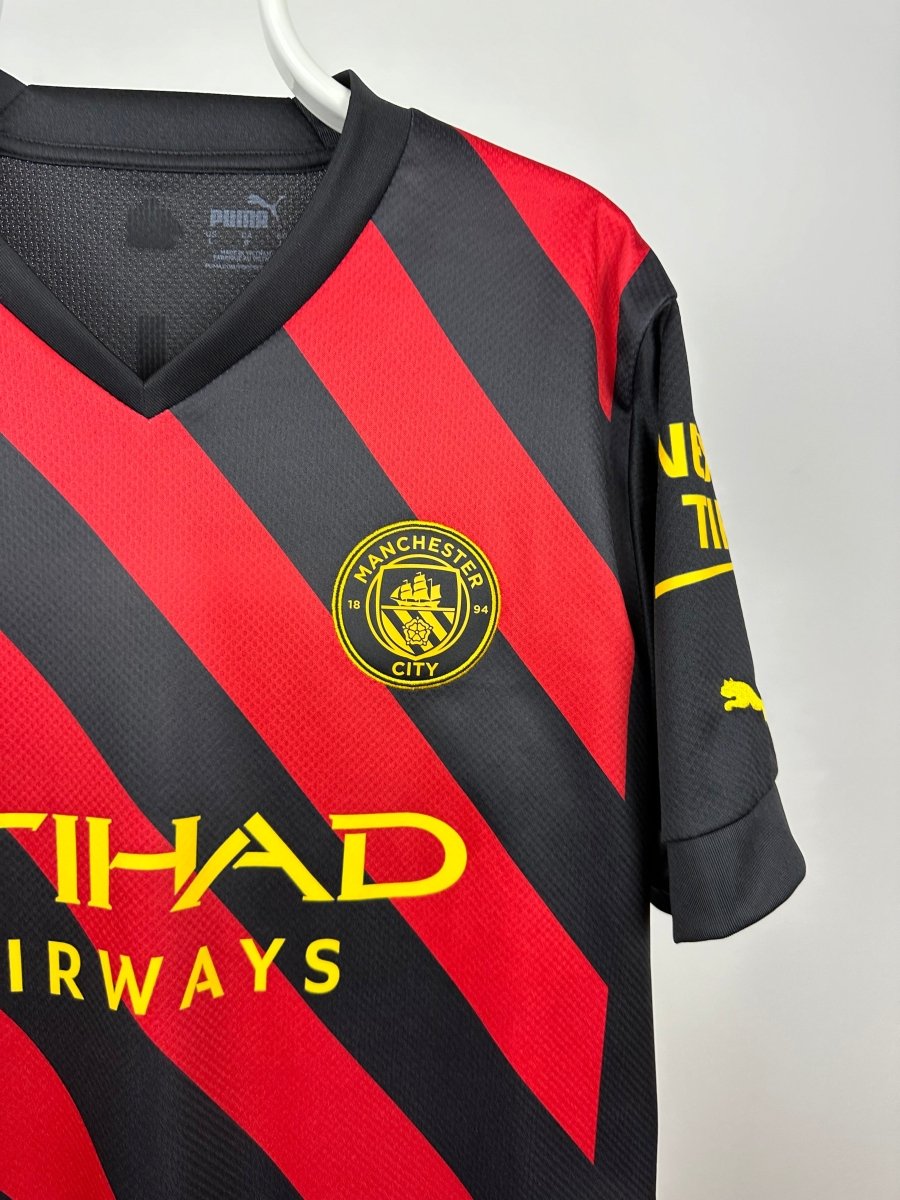 Erling Haaland - Manchester City 2022/23 udebane trøje L 🇳🇴 Fodboldshoppen_dk 4