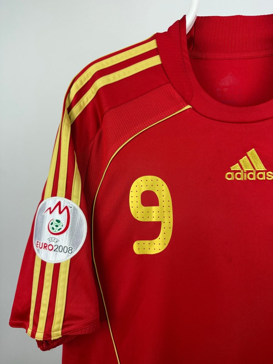 Fernando Torres - Spanien 2008 hjemmebane trøje L 🇪🇸 Fodboldshoppen_dk 3
