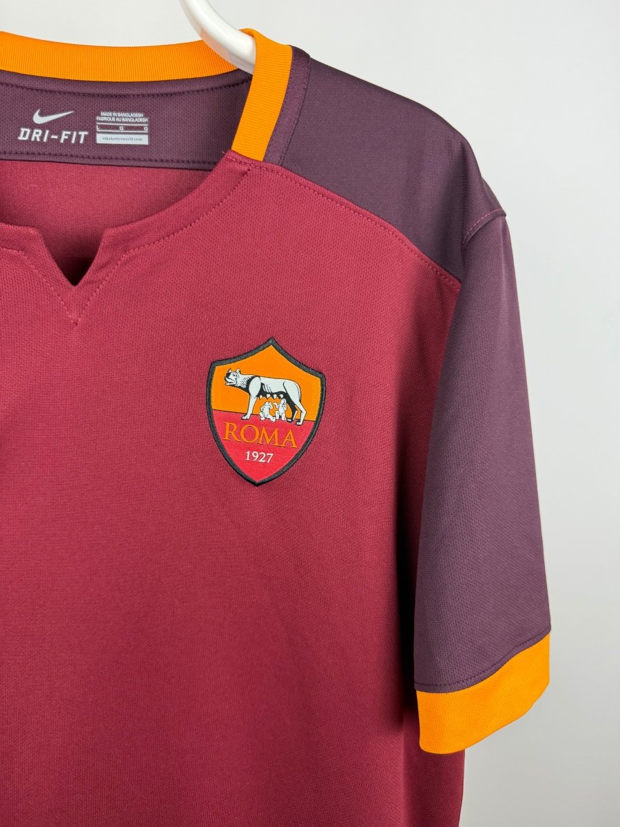 Francesco Totti - Roma 2015/16 hjemmebane trøje L 🇮🇹 Fodboldshoppen_dk 4