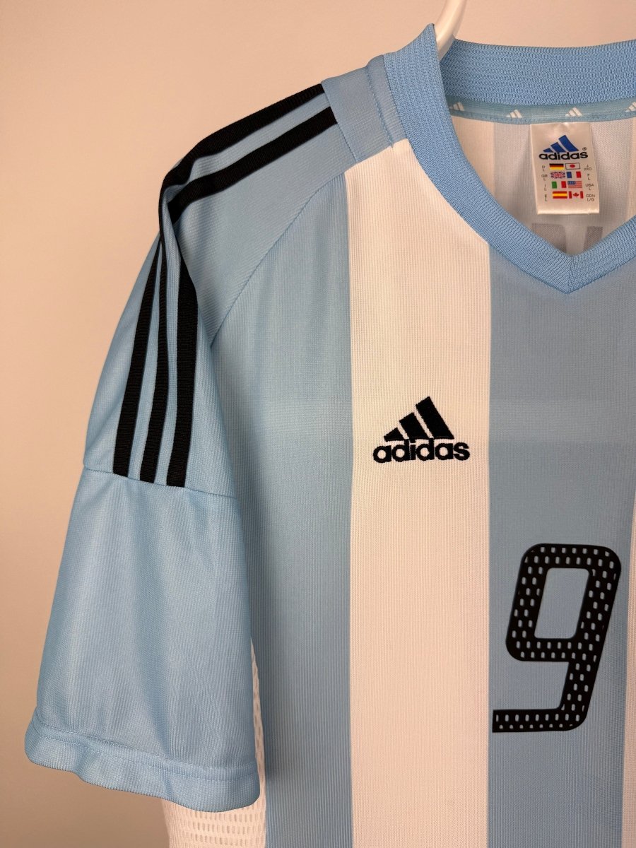 Gabriel Batistuta - Argentina 2002 hjemmebane trøje L 🇦🇷 Fodboldshoppen_dk 3