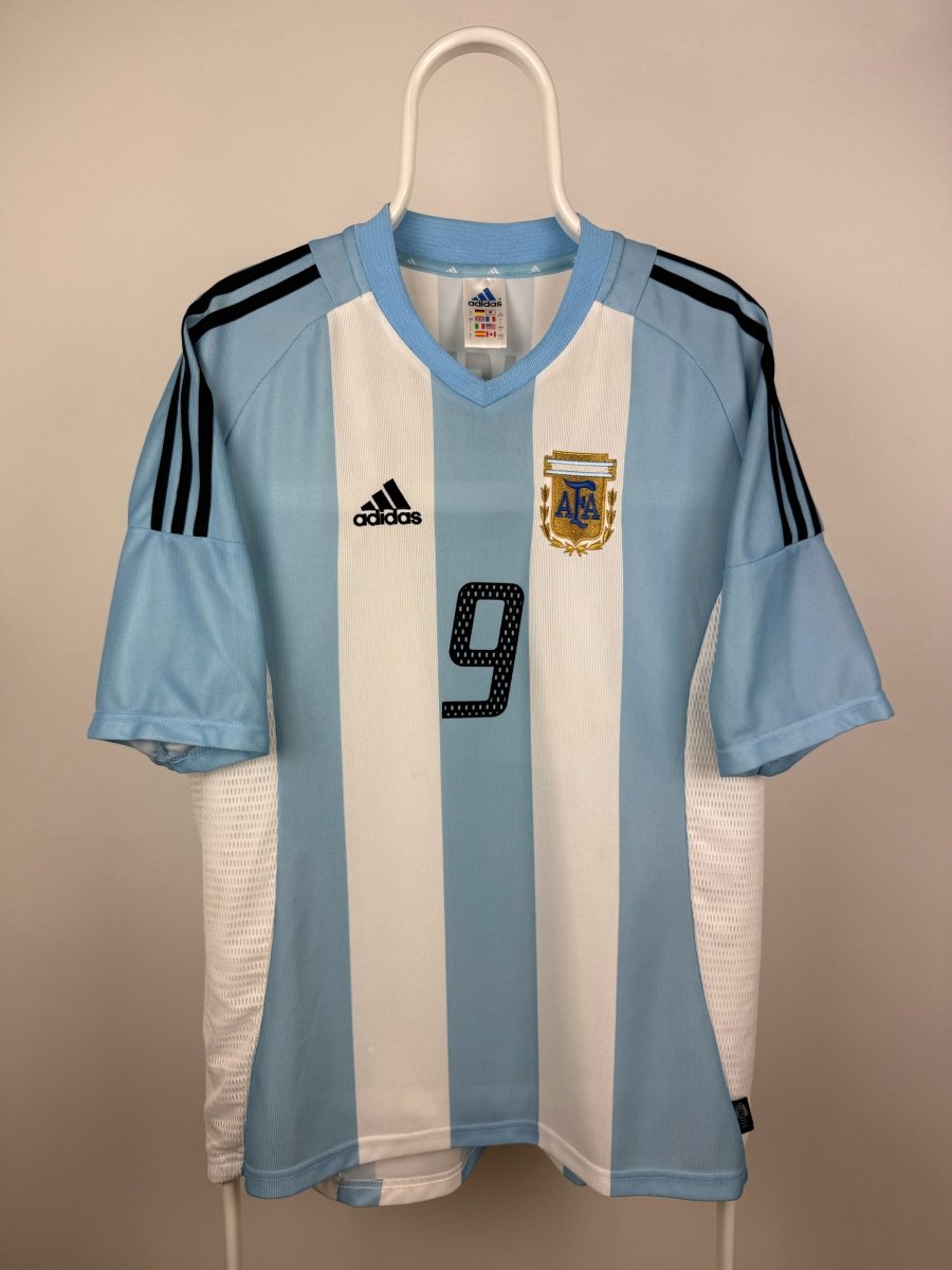 Gabriel Batistuta - Argentina 2002 hjemmebane trøje L 🇦🇷 Fodboldshoppen_dk 2