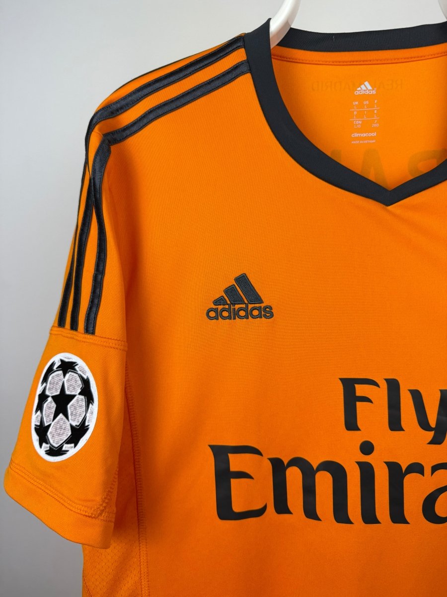 Gareth Bale - Real Madrid 2013/14 udebane trøje L 🏴 Fodboldshoppen_dk 3