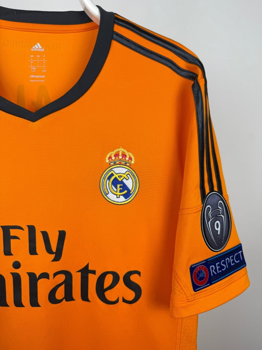 Gareth Bale - Real Madrid 2013/14 udebane trøje L 🏴 Fodboldshoppen_dk 4