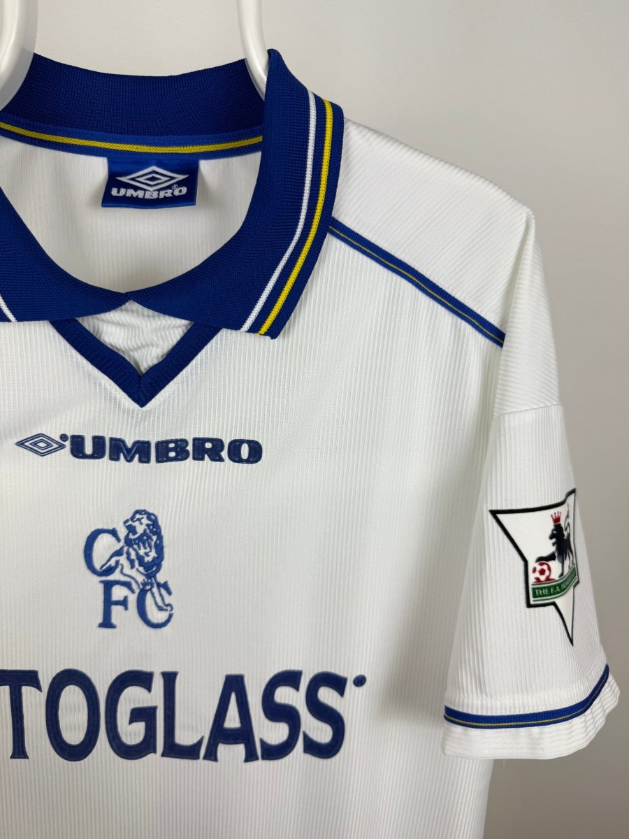 Gianfranco Zola - Chelsea 1998/00 udebane trøje M 🇮🇹 Fodboldshoppen_dk 4