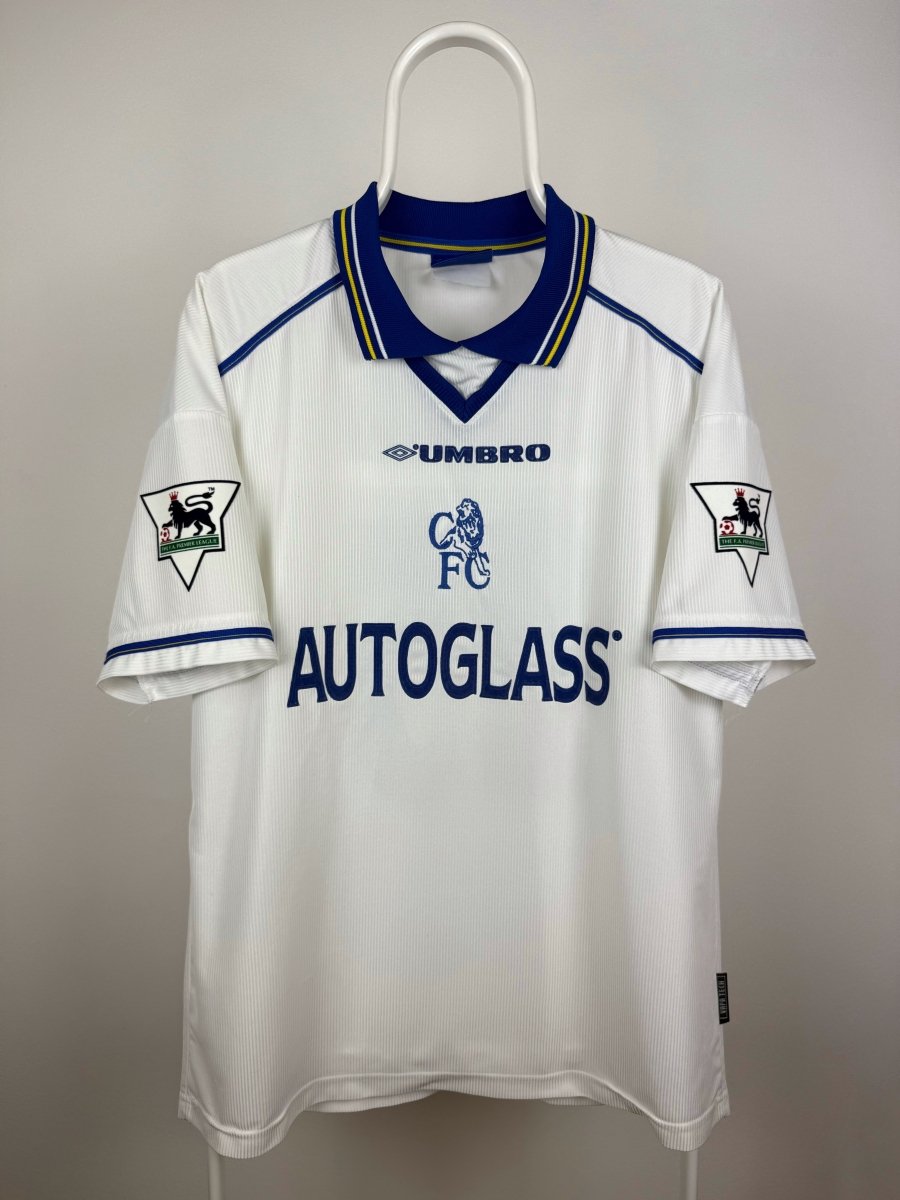 Gianfranco Zola - Chelsea 1998/00 udebane trøje M 🇮🇹 Fodboldshoppen_dk 2